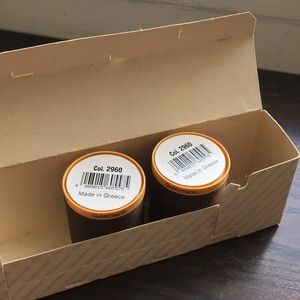(2) of Gutermann dark brown thread 🧵 2960 XL 800m NEW